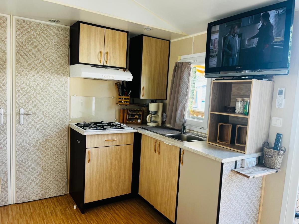 Mobil-Home Cosy Clim&Tv-3 Chambres วิค-ลา-การ์ดิโอล ภายนอก รูปภาพ